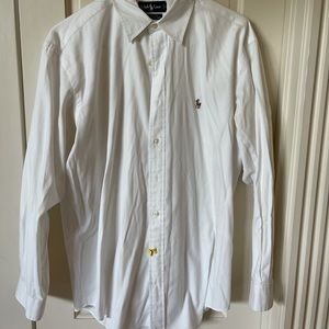 Ralph Lauren Traditional White Dress Shirt